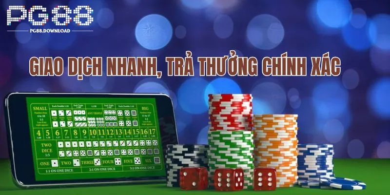 Tham gia cá cược giao dịch nhanh, trả thưởng chính xác